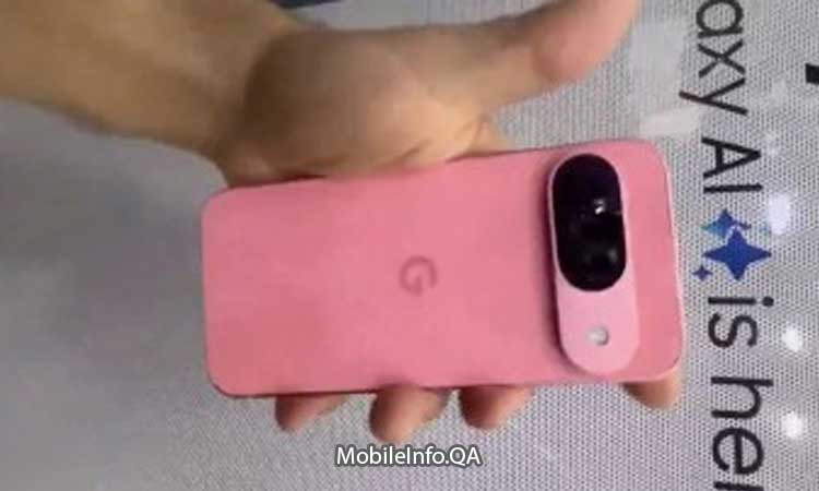 Google Pixel 9 in Peony Pink